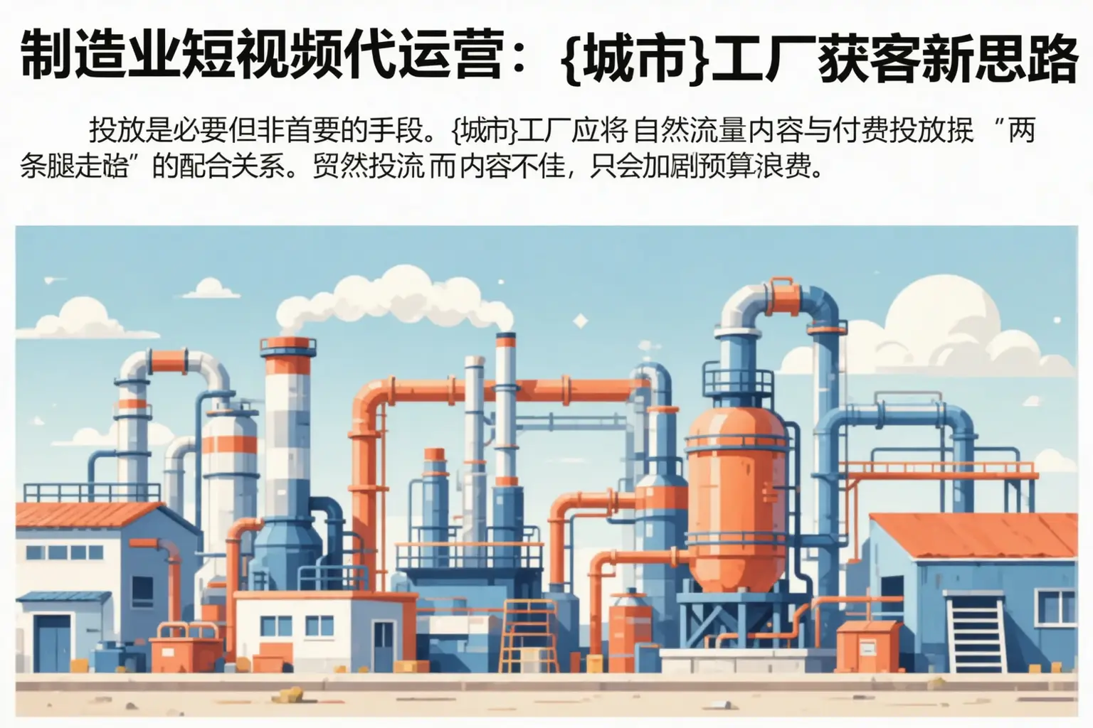 制造业短视频代运营：昌乐工厂获客新思路
